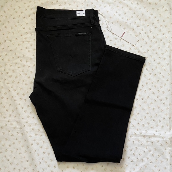 Hudson Jeans Men’s Size 36 Black Dark Wash Skinny Jeans NWT